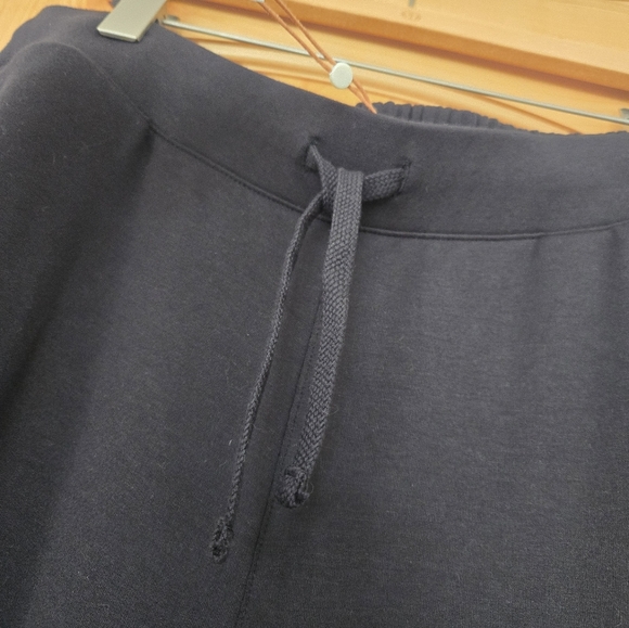 NWT Quince Black Fleece Wide-Leg Pants XL - Picture 5 of 10